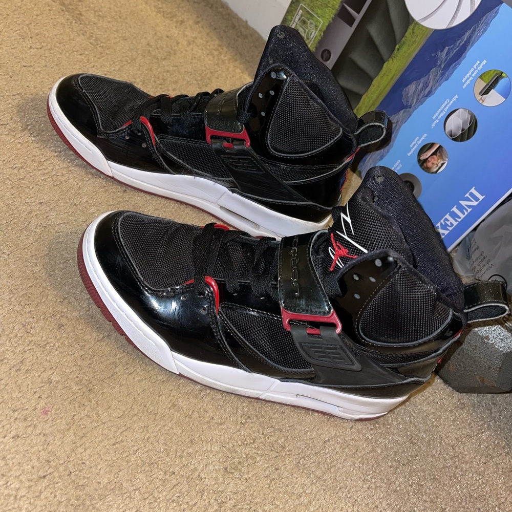 JORDAN Flight 45 High 'Bred' Sneakers